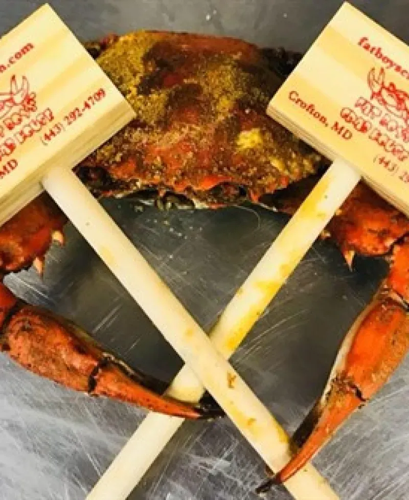 Crab with mallets Photo