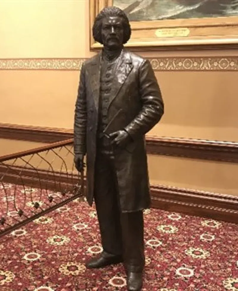 Frederick Douglass statue at the Maryland State House Photo