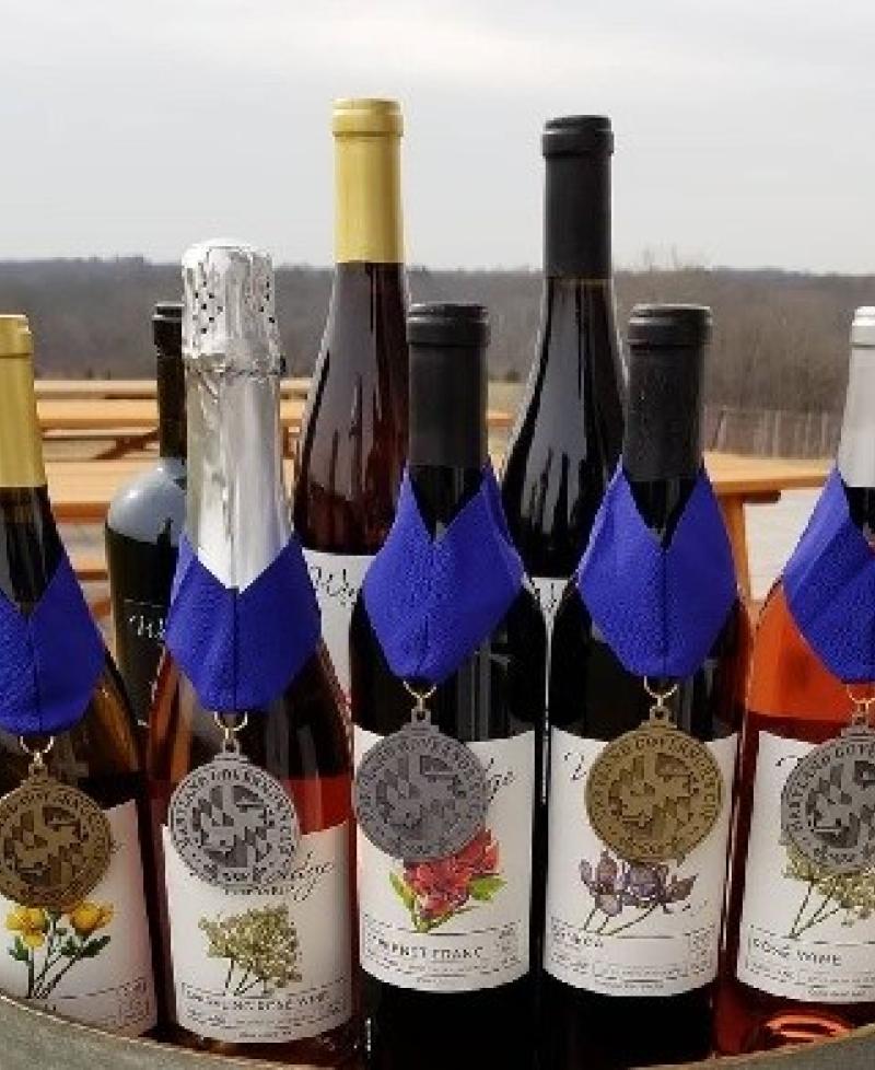 Bottles of Wine Photo