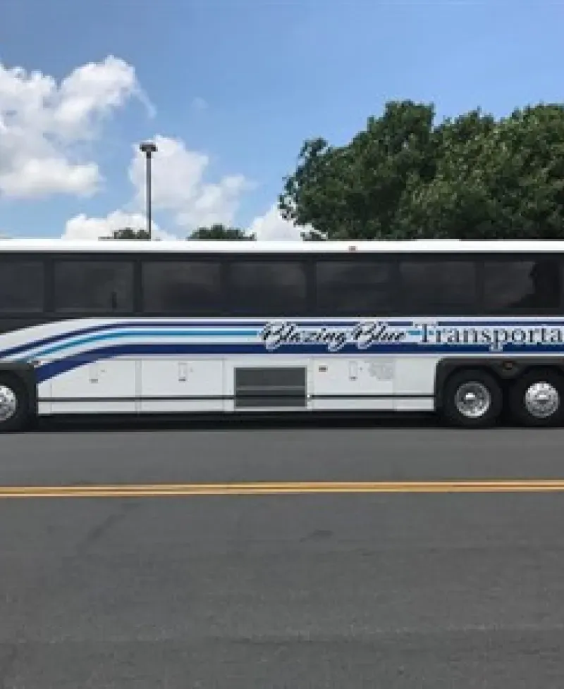 Blazing Blue Transportation Photo