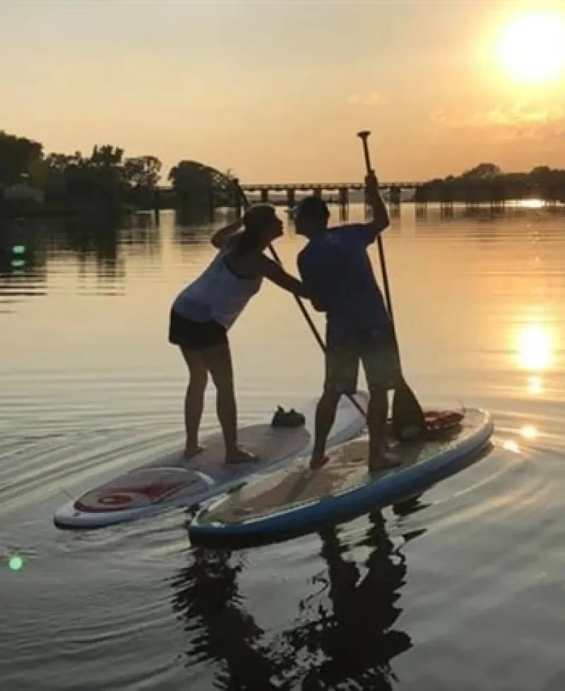 Stand up paddleboarding Photo