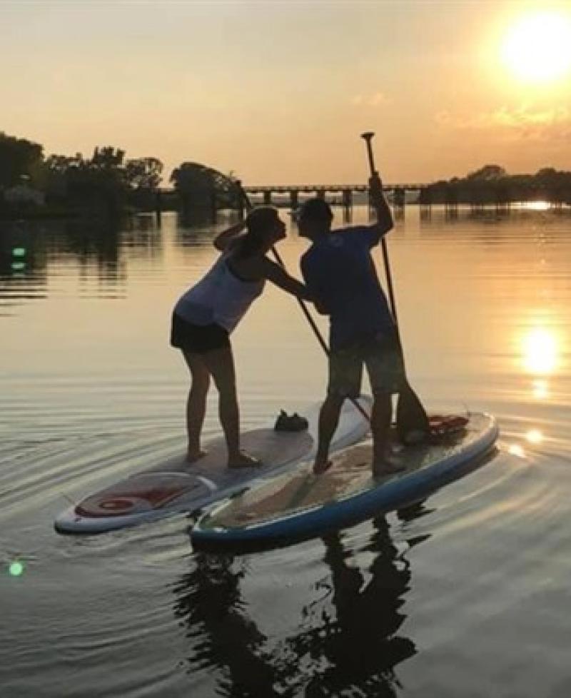 Stand up paddleboarding Photo