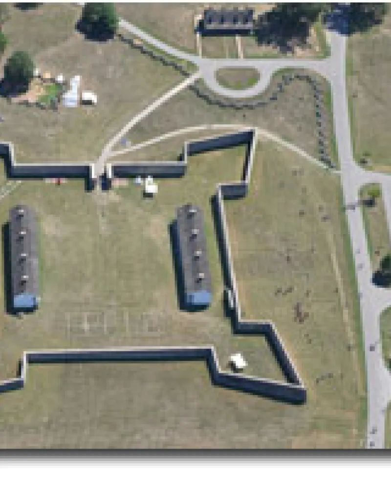 Aerial view of Fort Frederick State Park Photo