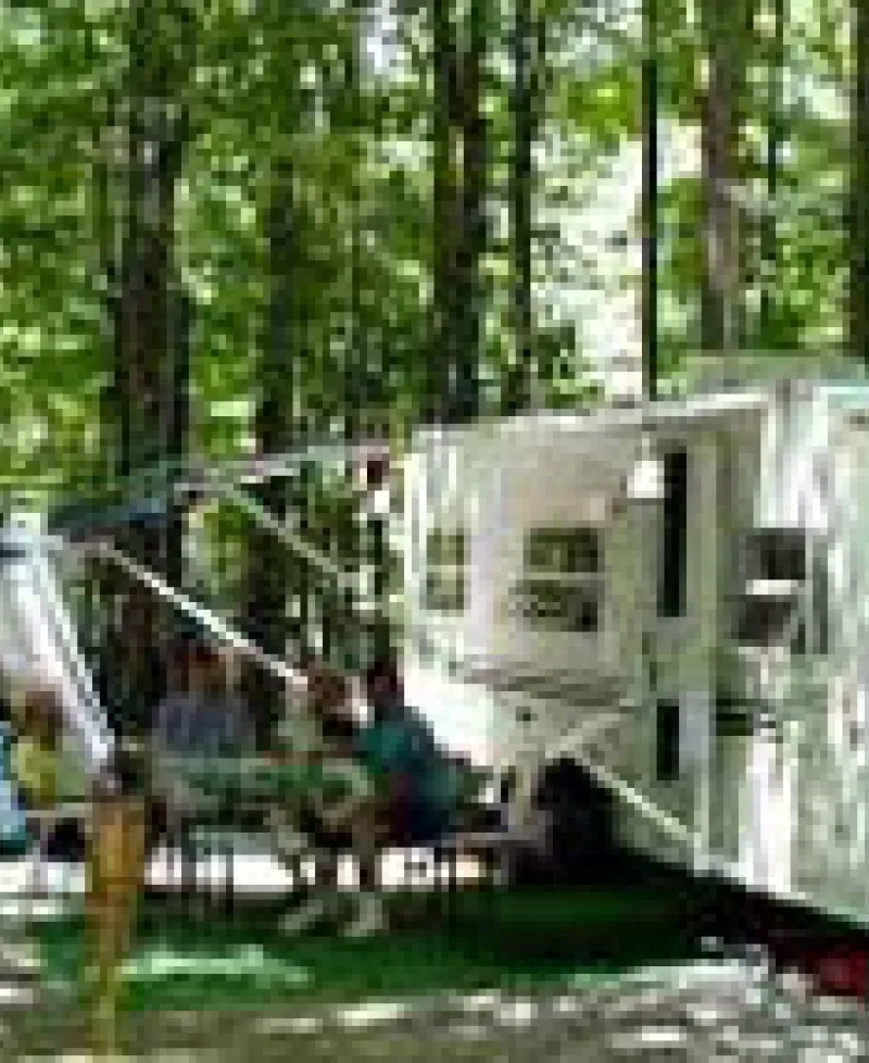 Camping site at Goose Bay Campground Photo