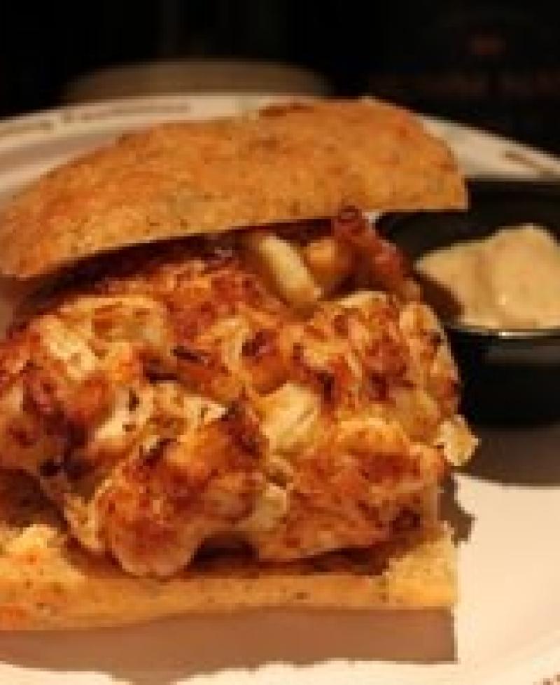 Crab Cake Sandwich Photo