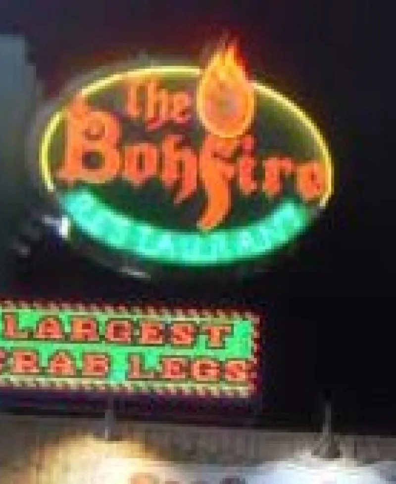 Bonfire Restaurant signage Photo