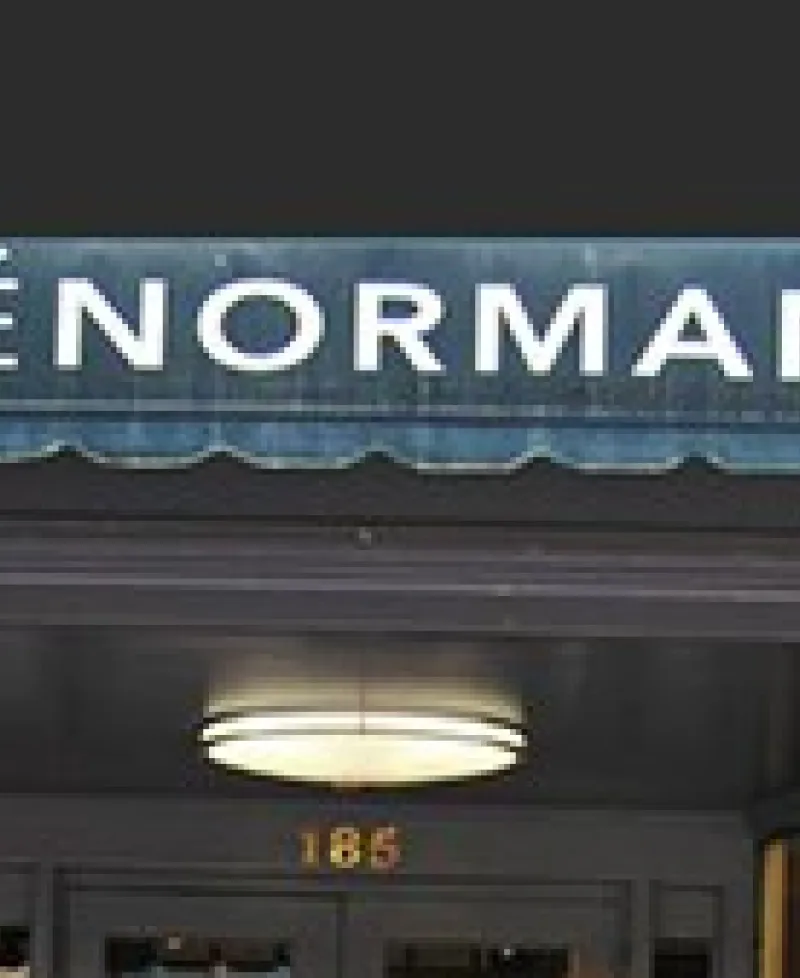 Facade of Cafe Normandie exterior Photo
