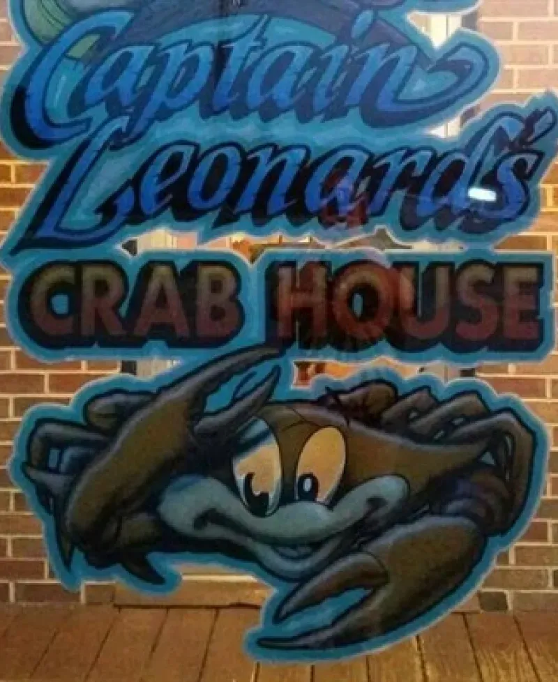 Capt. Leonard's Seafood Restaurant's sign Photo