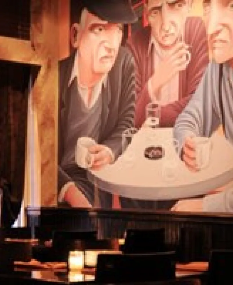 Interior of the stylish Cava Mezze, Rockville. Photo