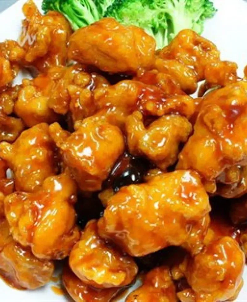 Orange chicken. Photo
