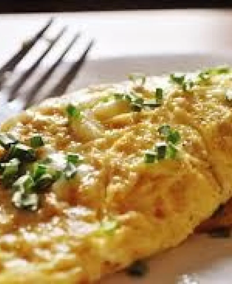 Scrambled egg omelot from the Fountainside Restaurant Photo