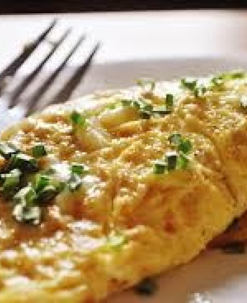 Scrambled egg omelot from the Fountainside Restaurant Photo