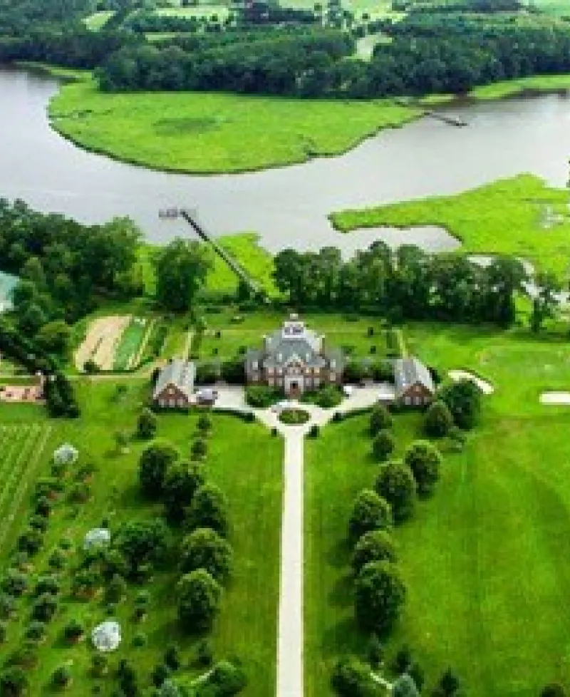 An overhead view of the Bordeleau Vineyards and Winery Photo
