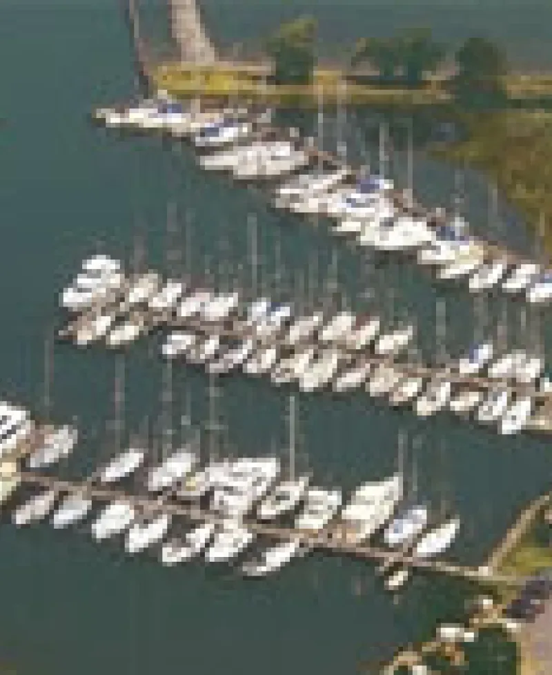 Marina aerial view Photo