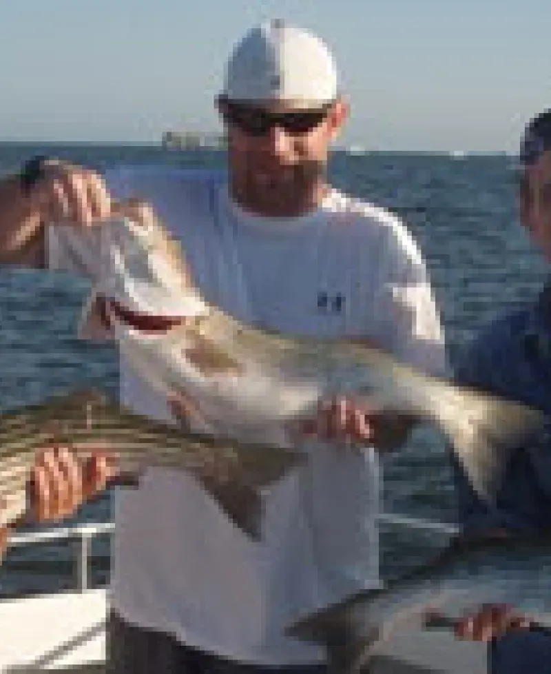 Photo of three man with big fish Photo