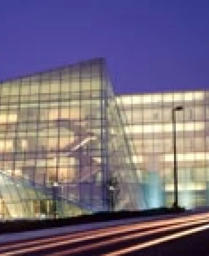 Contemporary glass building photo Photo
