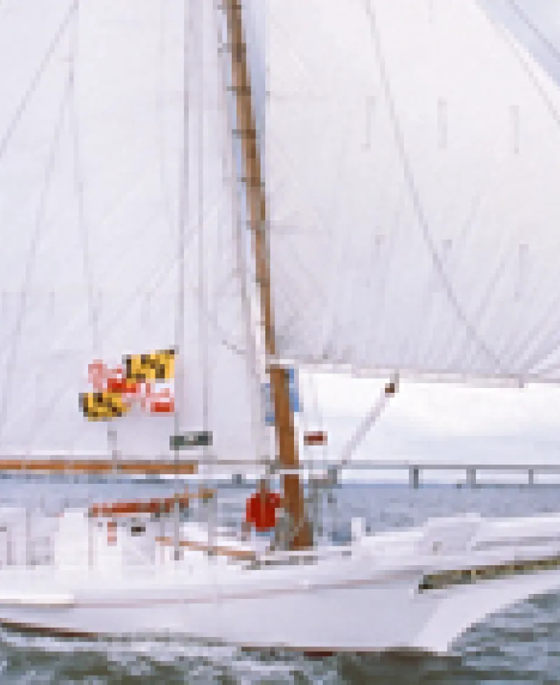 Photo of sailing Skipjack Photo