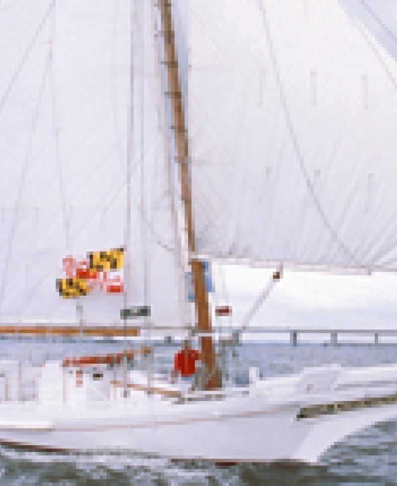 Photo of sailing Skipjack Photo