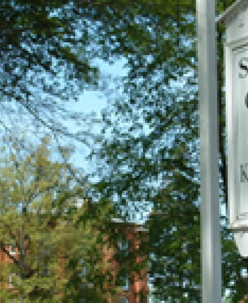 photo of St. John's College sign Photo