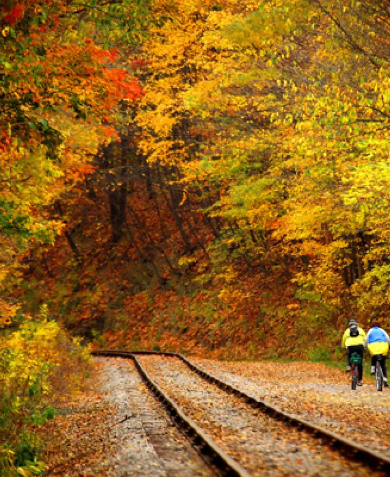 Biking along the Great Allegheny Passage Photo