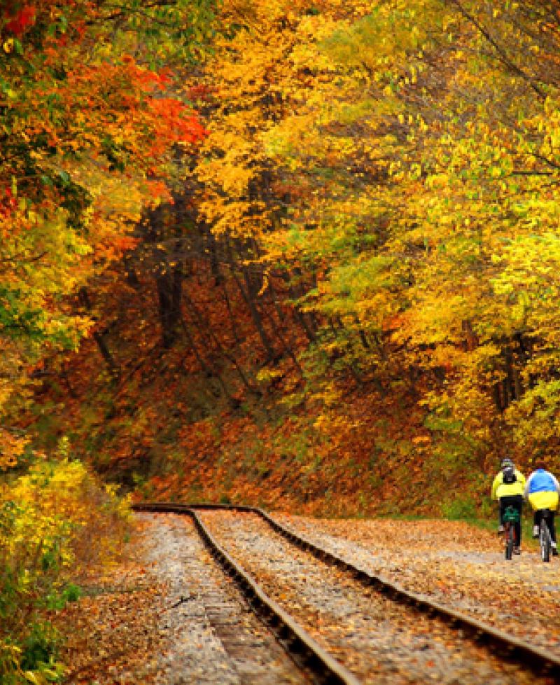 Biking along the Great Allegheny Passage Photo