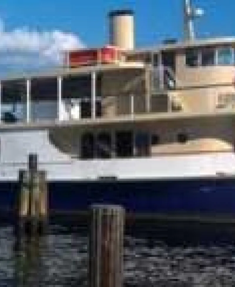 Cruise ship at dock Photo