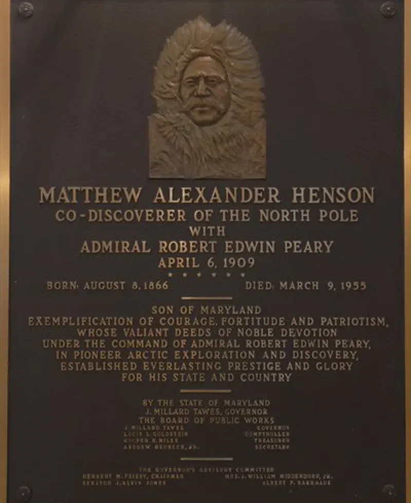 Matthew Henson Plaque Photo