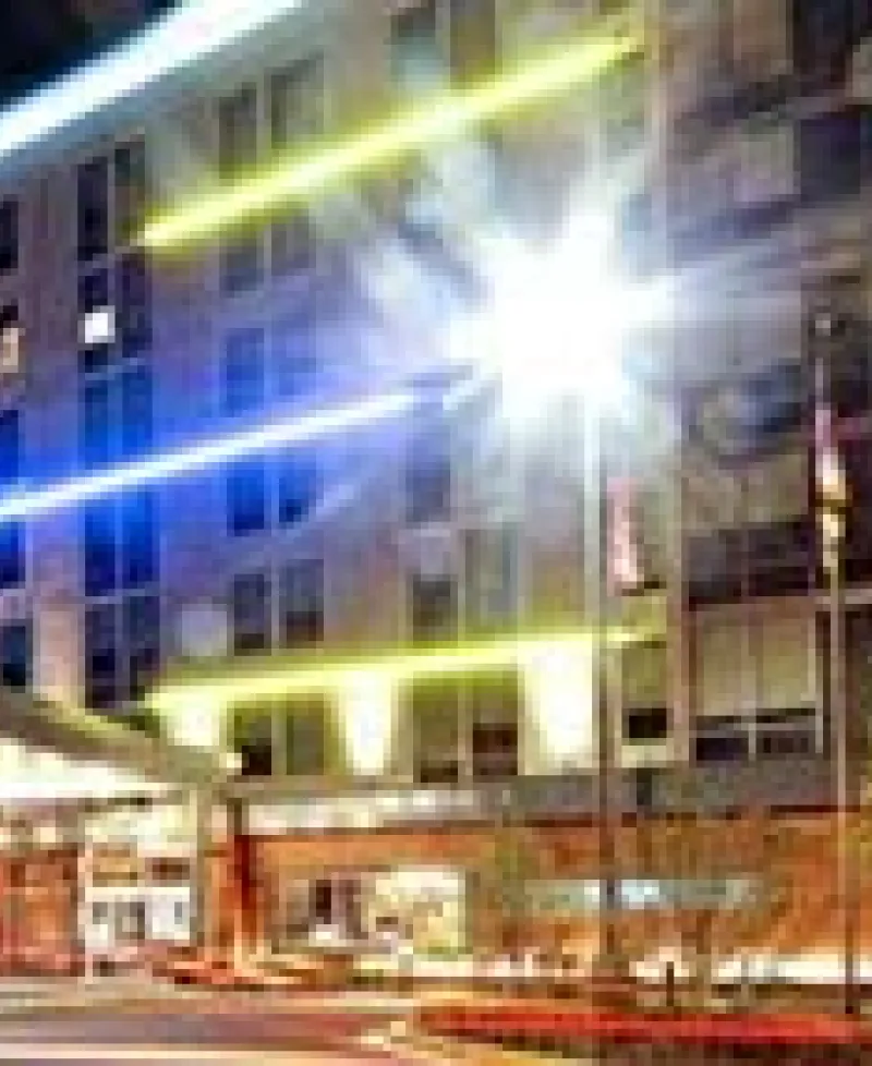 Exterior view of the Aloft Hotel  Photo