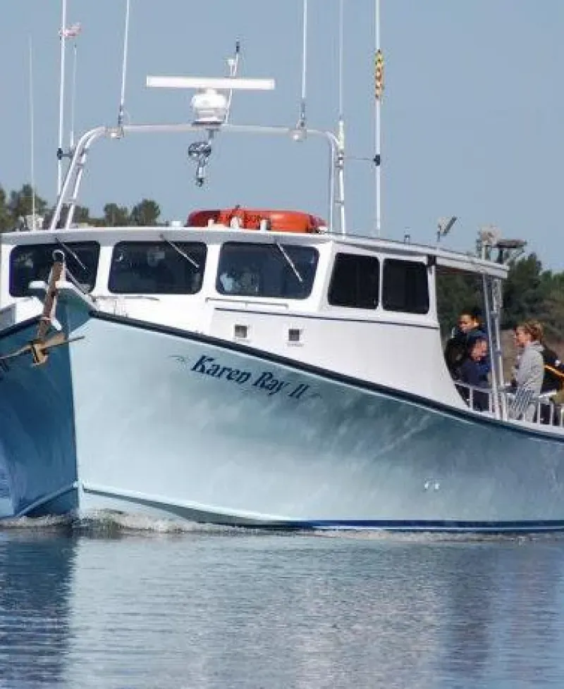 Chesapeake Bay Fishing aboard the "Karen Ray II". Photo