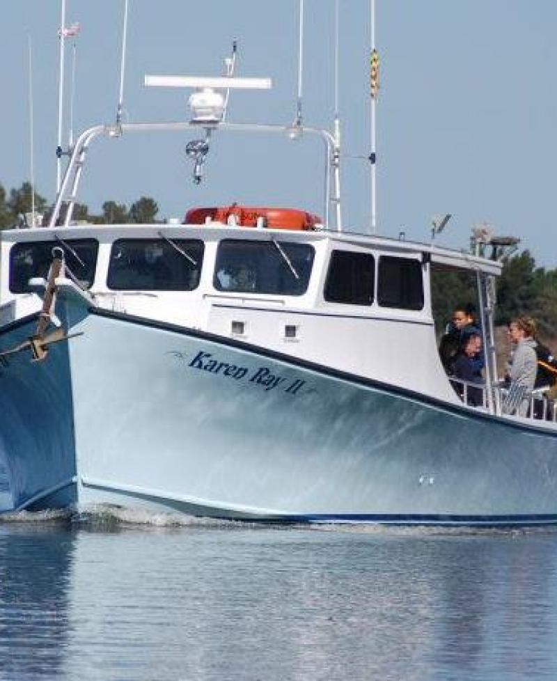 Chesapeake Bay Fishing aboard the "Karen Ray II". Photo