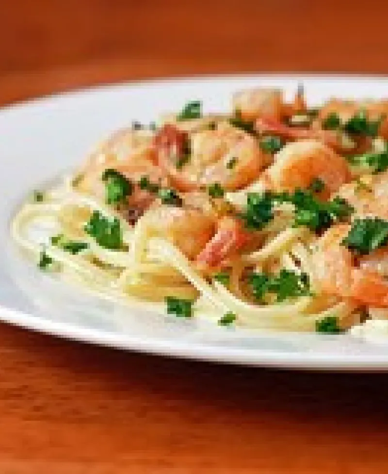 Elegantly presented dinner entree at Ciao Bella. Photo