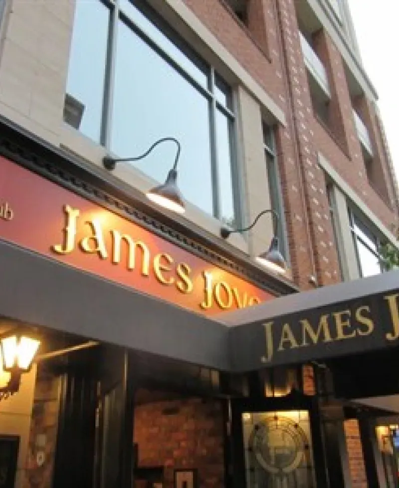 James Joyce Irish Pub &amp; Restaurant exterior signage view Photo