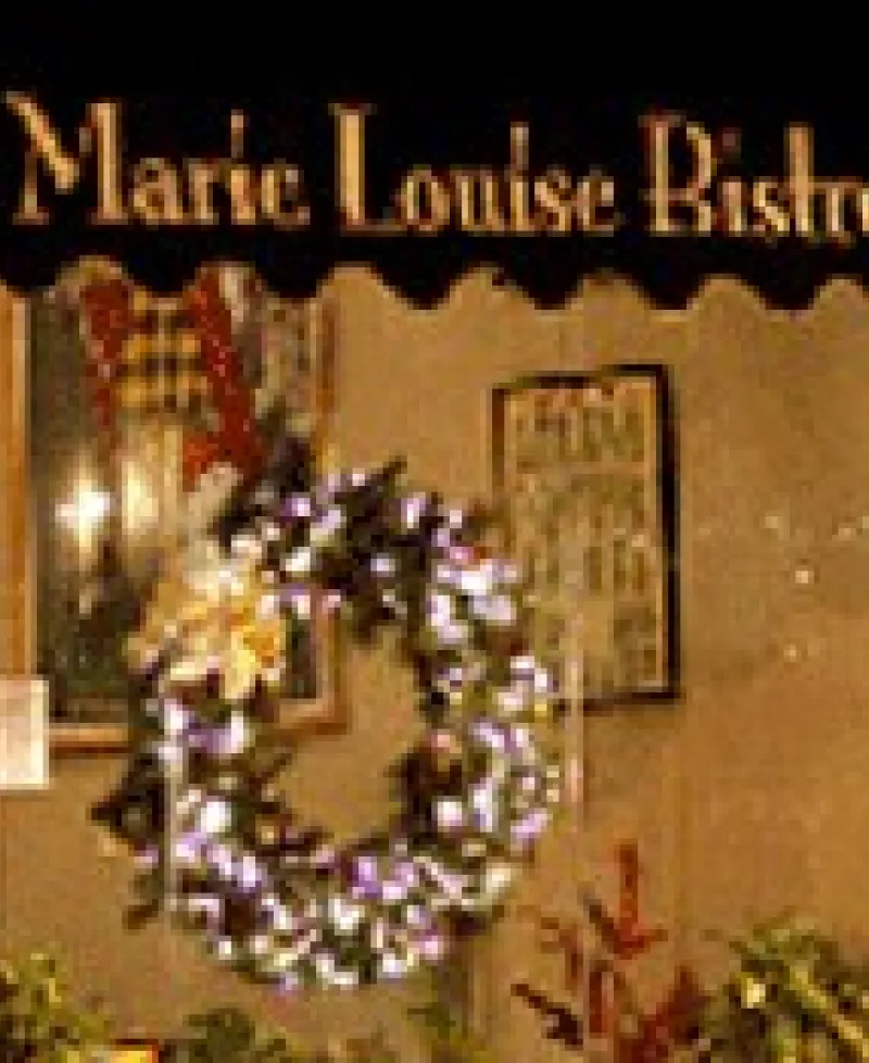 Marie Louise Bistro interior view signage Photo