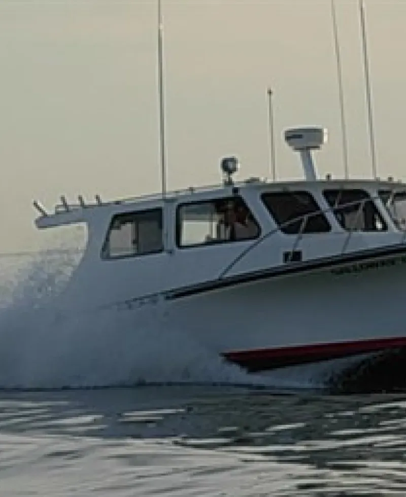 The Galloway Girl Charter Boat. Photo