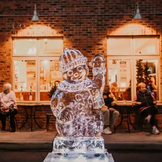 Dozens of ice sculptures line Main Street for ice ice berlin! Photo