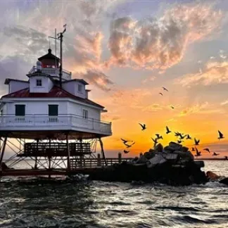 Thomas Point Shoal Lighthouse Photo