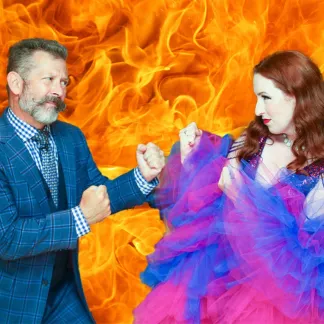 2 snarky magicians compete for your vote! Photo