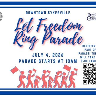 LFRP QR Code for more infromation and parade entry. Photo