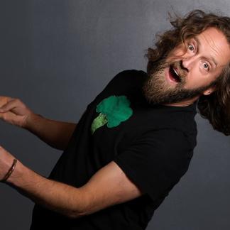 Man with long hair Photo