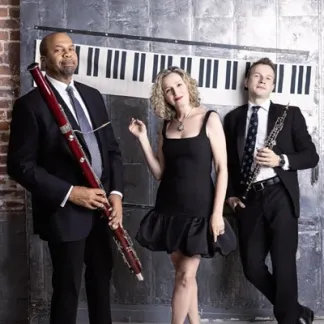 three musicians with instruments Photo