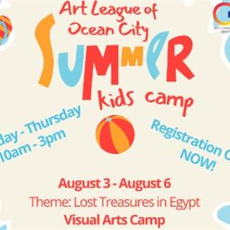 Visual arts poster with information Photo