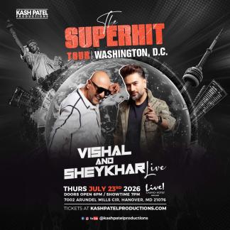 Vishal &amp; Sheykhar return to the United States in July 2026 with "The Superhit Tour,"  Photo