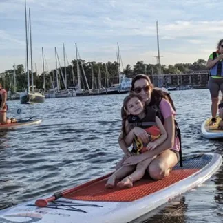 Families paddling in Annapolis Photo