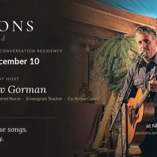 Brody Bond performing with Bev Gorman portrait Photo