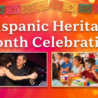 Hispanic Heritage Month Celebration graphic. Photo