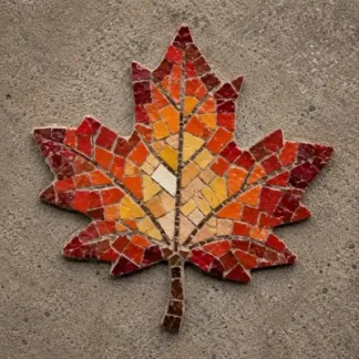 Mosaic Leaf Photo