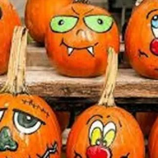 Pumpkin Painting for ALL Photo
