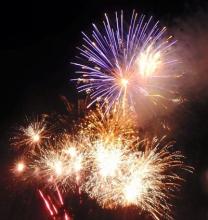 Berlin Fireworks Photo