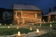 Spruce Forest Christmas in the Village Photo
