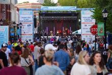 Perdue Dance Stage (one of the many stages at the Maryland Folk Festival) Photo
